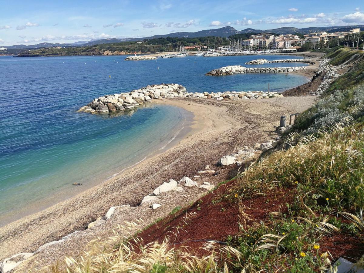 Domaine De La Coudouliere, T2 Climatise Terrasse Vue Mer Sans Vis A Vis Plage A 100M 식스포즈레스플라지스 외부 사진